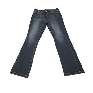 Judy Blue Women's Skinny Fit Capri Dark Wash Denim Jeans Size 13 31